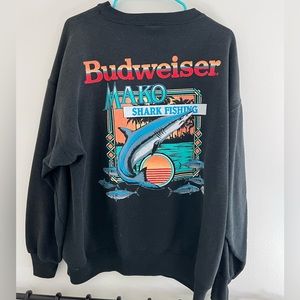 VINTAGE BUDWEISER CREWNECK JACKET PULLOVER